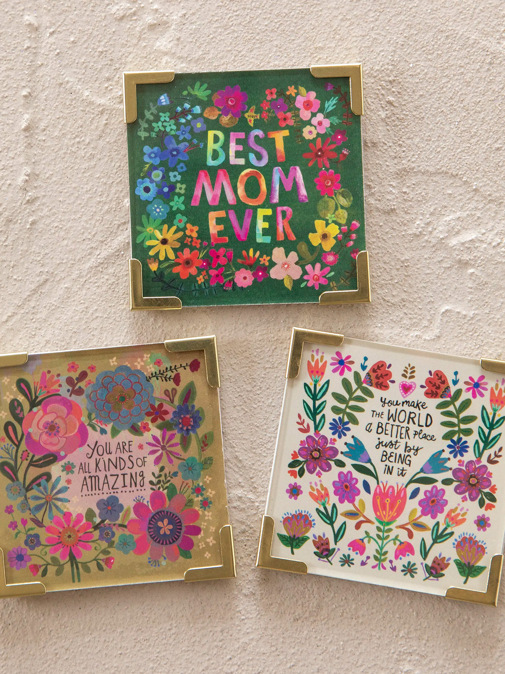 Corner Magnet Keepsake - Best Mom Ever