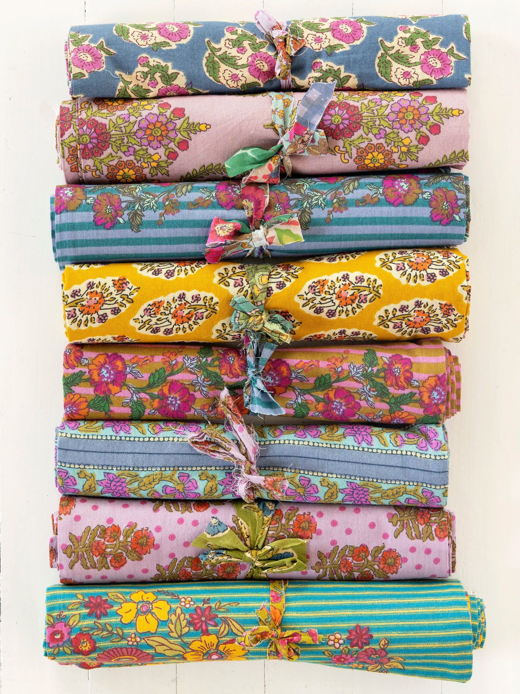 Mix & Match Cotton Pillowcase, Single - Teal Bouquet Blooms